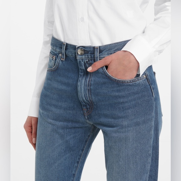 NEW: Toteme Twisted Seam Denim Jean - Size 28 - Picture 4 of 12